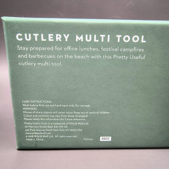 Pretty Useful Cutlery Multi Tool bottle opener, corkscrew, knife, fork, spoon - Picture 7 of 8